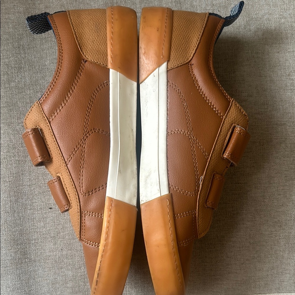 Zara Brown Velcro Strap Sneakers
